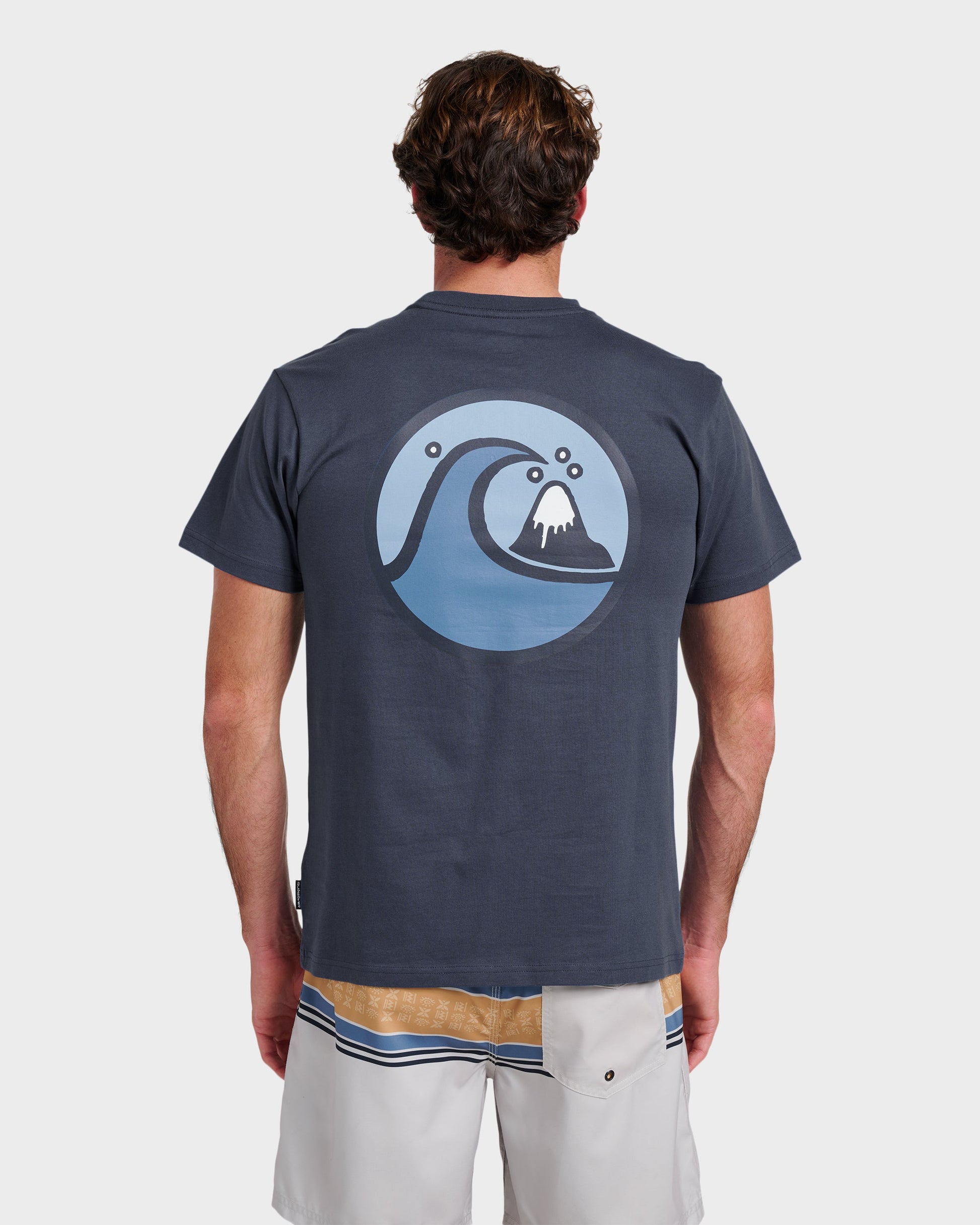 Quick Silver Jungle Wave Classic T-shirt - Navy
