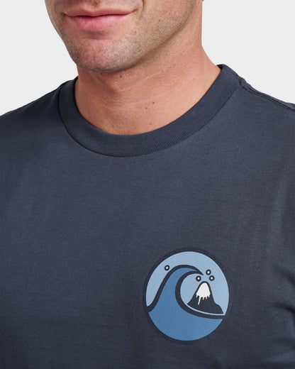 Quick Silver Jungle Wave Classic T-shirt - Navy