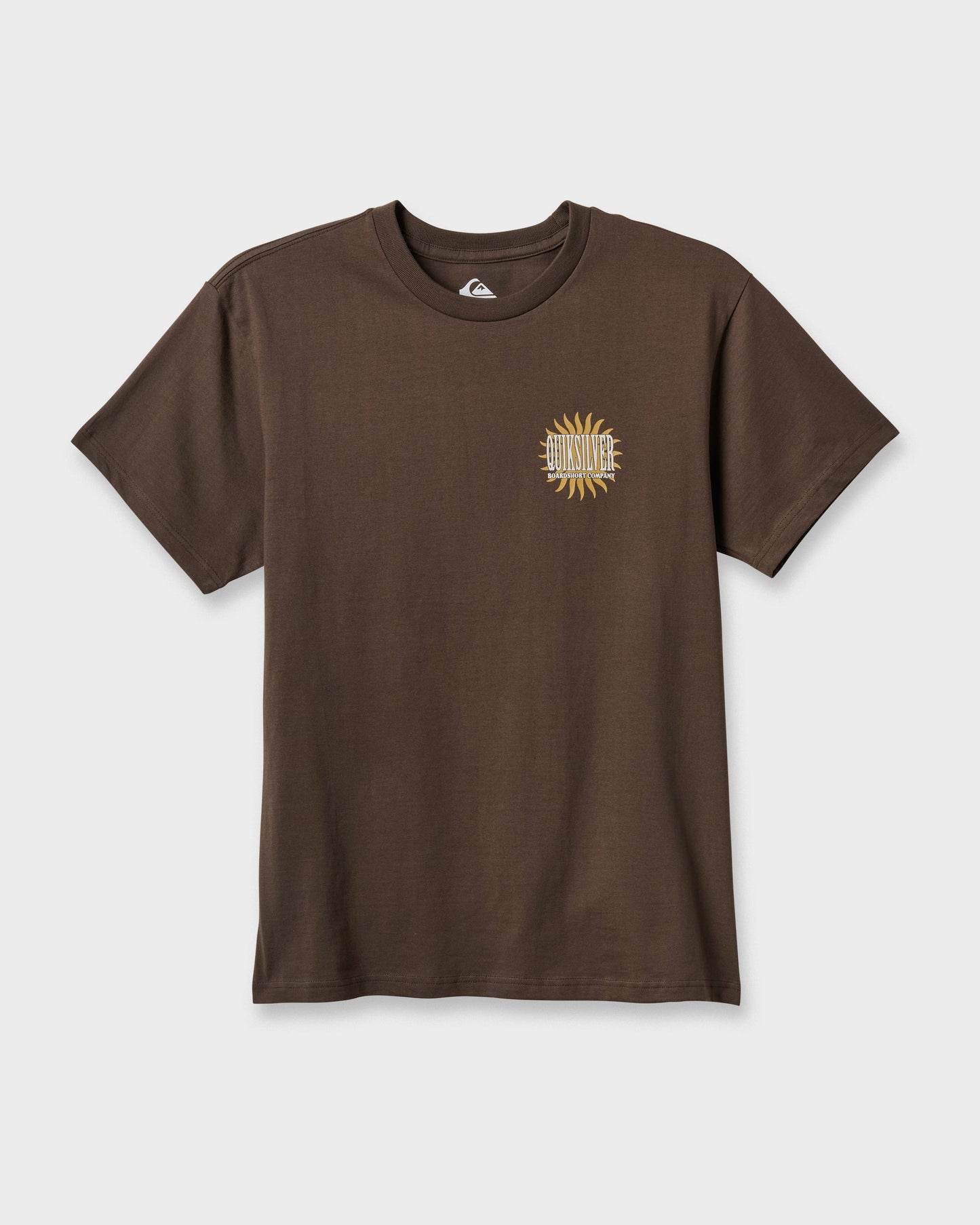 Quick Silver Sunny Side Up Classic T-shirt - Chocolate Brown
