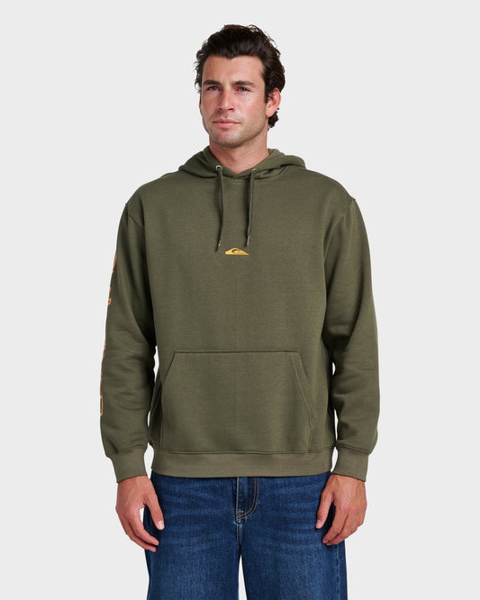 Quick Silver Passage Logo Hoodie - Grape Leaf