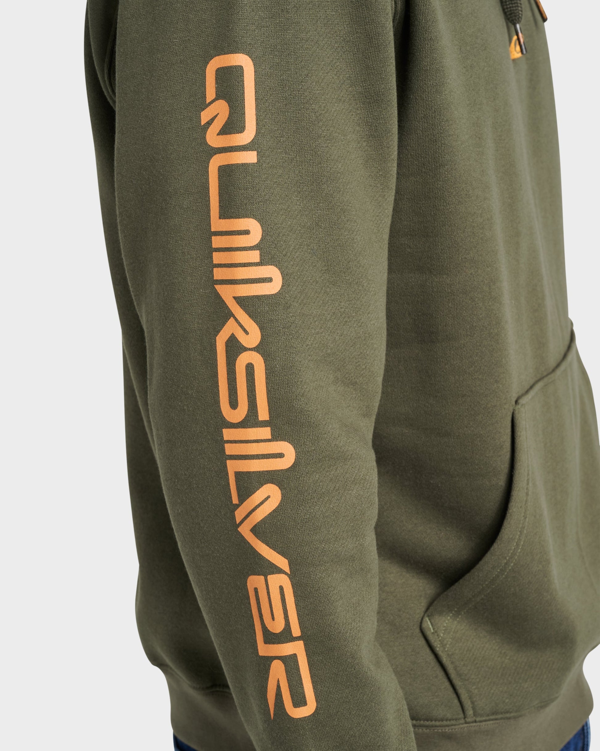 Quick Silver Passage Logo Hoodie - Grape Leaf