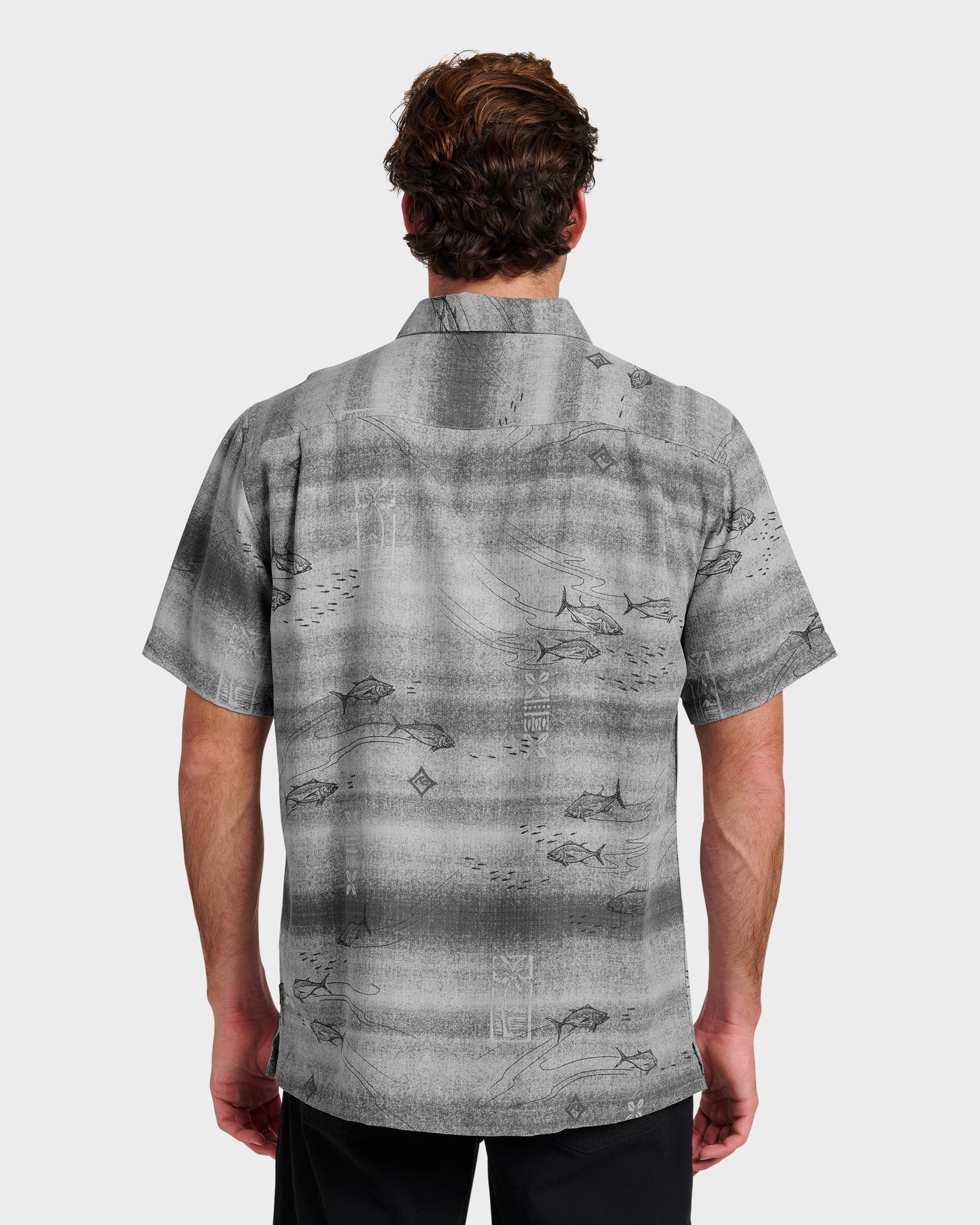 Quick Silver Waterman Go Fish Shirt - Phantom