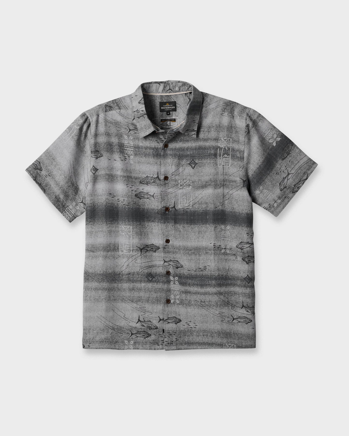 Quick Silver Waterman Go Fish Shirt - Phantom