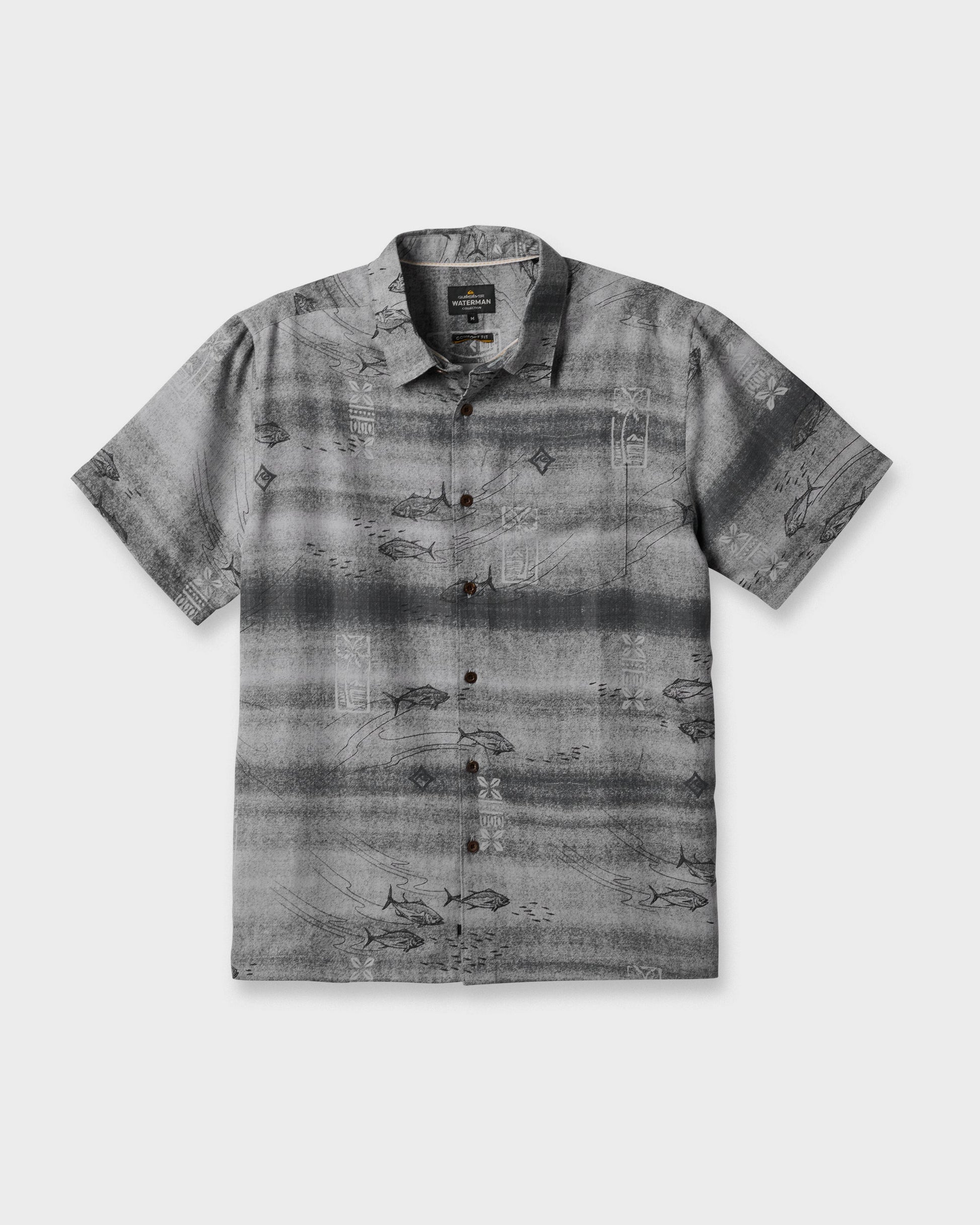 Quick Silver Waterman Go Fish Shirt - Phantom