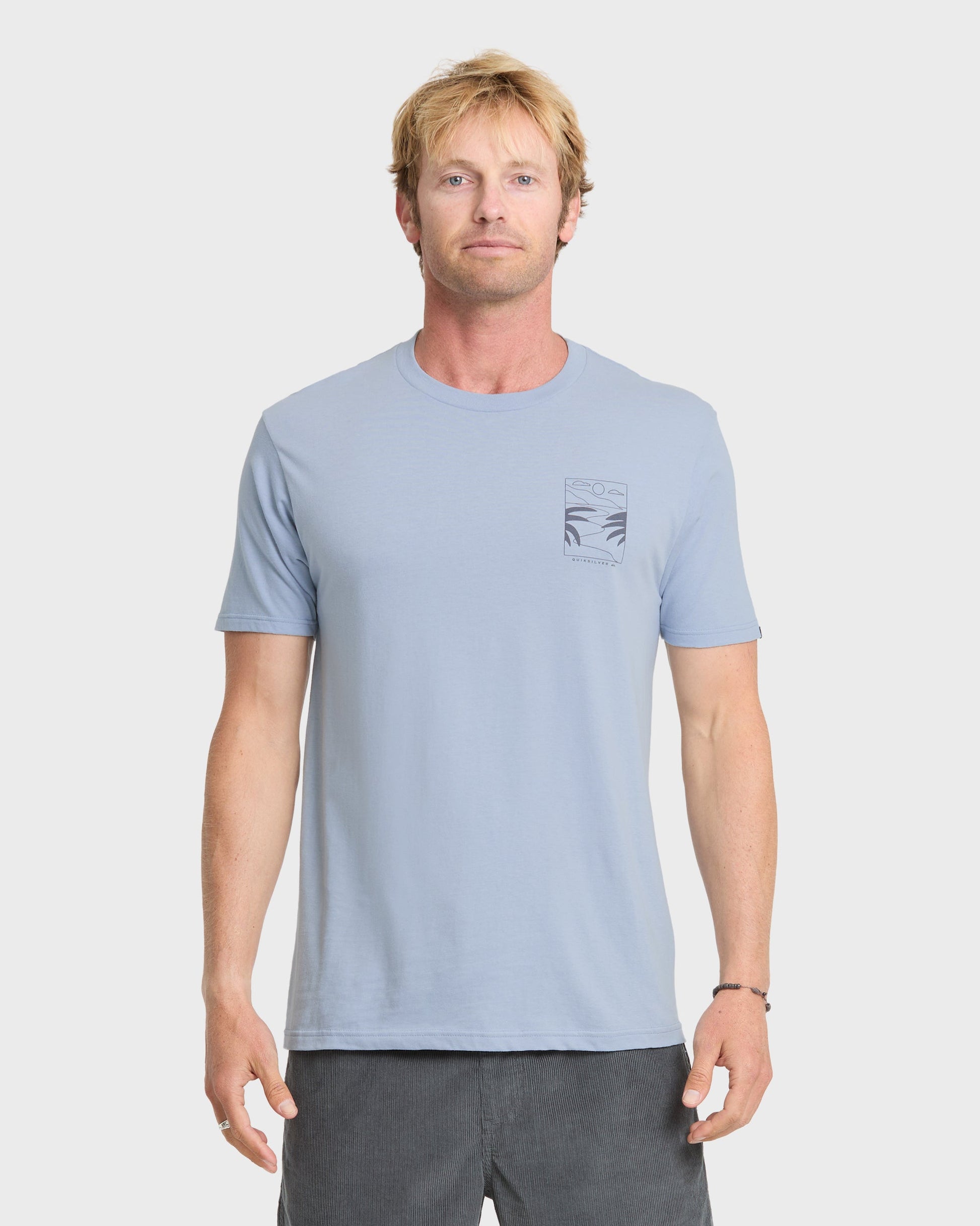 Quick Silver Ca PCH Cruisin T-Shirt - Ashley Blue