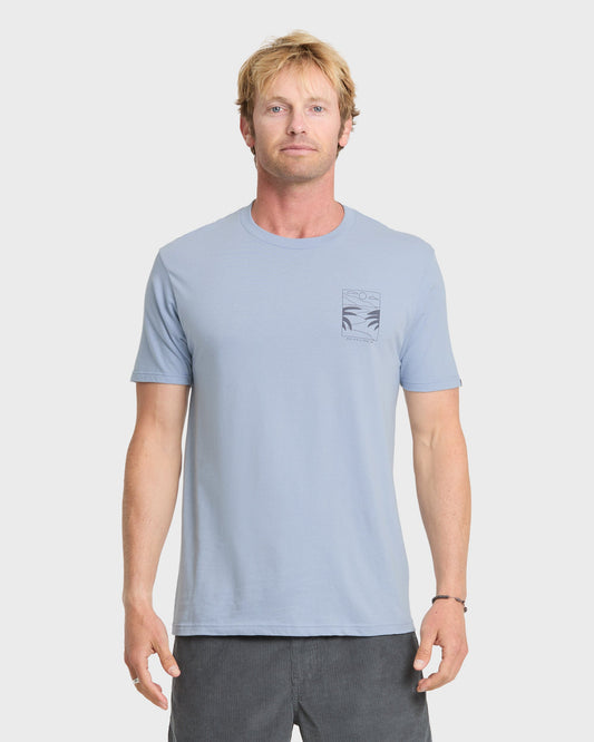 Quick Silver Ca PCH Cruisin T-Shirt - Ashley Blue