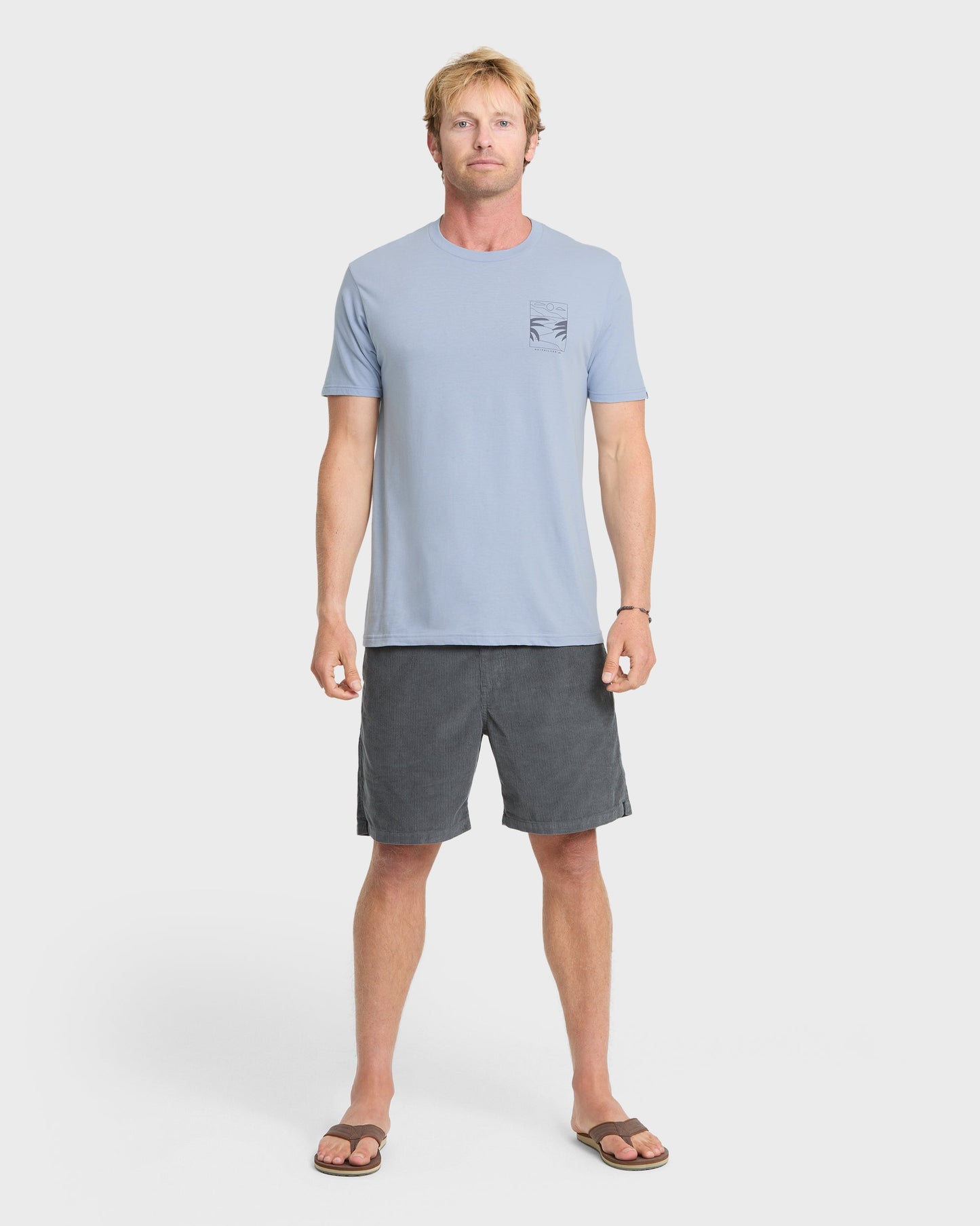 Quick Silver Ca PCH Cruisin T-Shirt - Ashley Blue