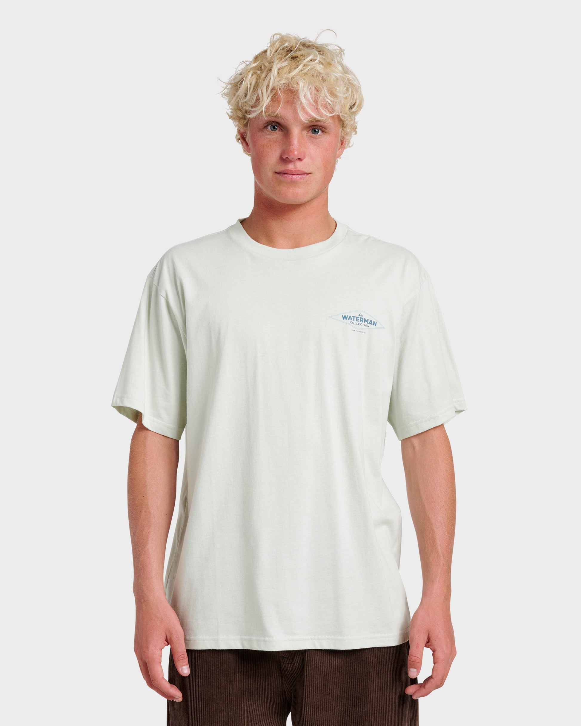 Quick Silver Waterman Diamond Classic T-shirt - Smoke