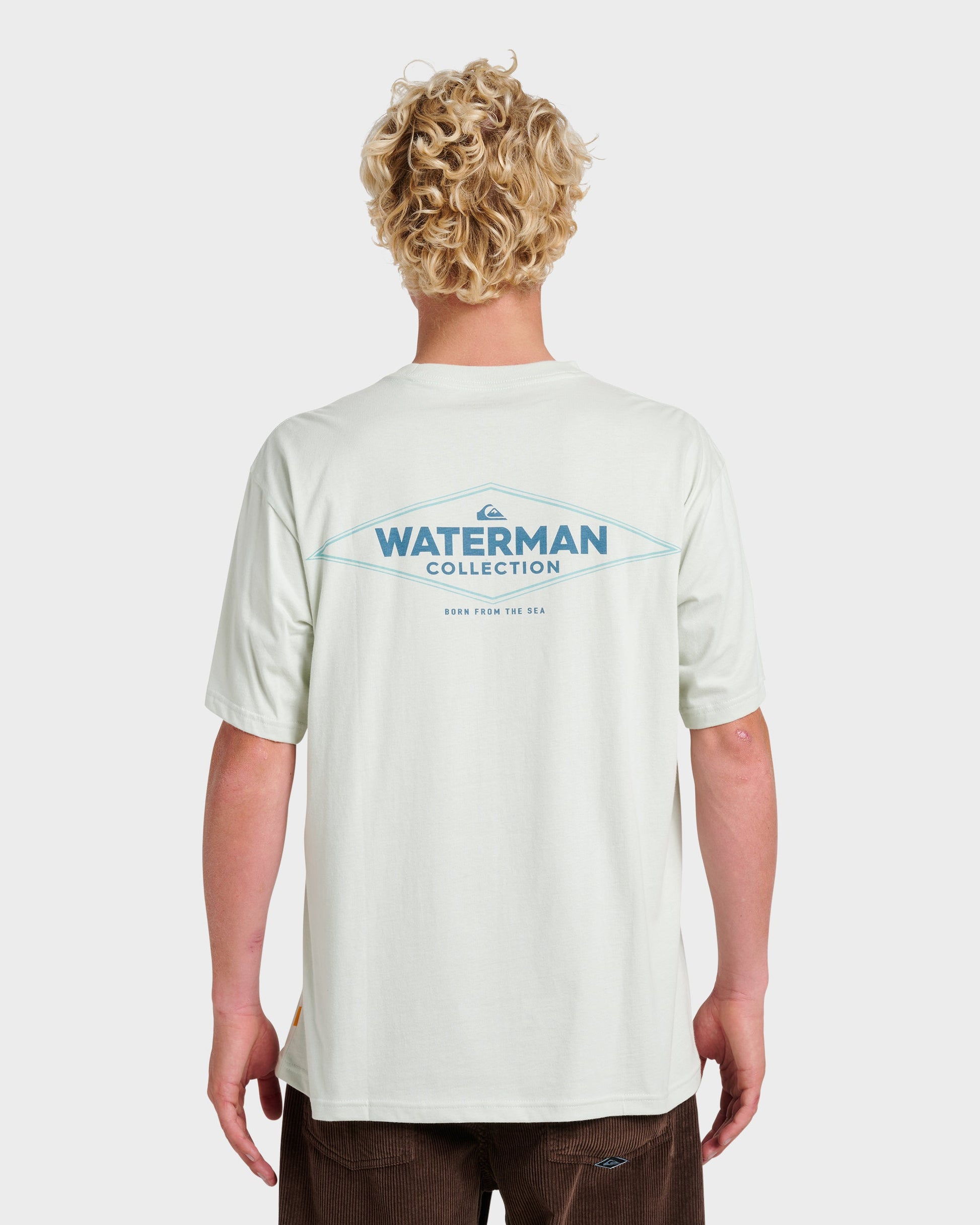 Quick Silver Waterman Diamond Classic T-shirt - Smoke