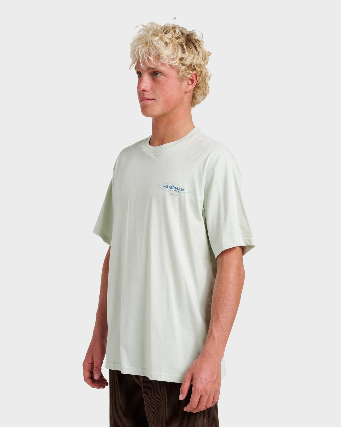 Quick Silver Waterman Diamond Classic T-shirt - Smoke