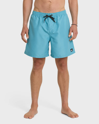 Quick Silver Everyday Solid 17" Swim Trunks - Dusty Turquoise
