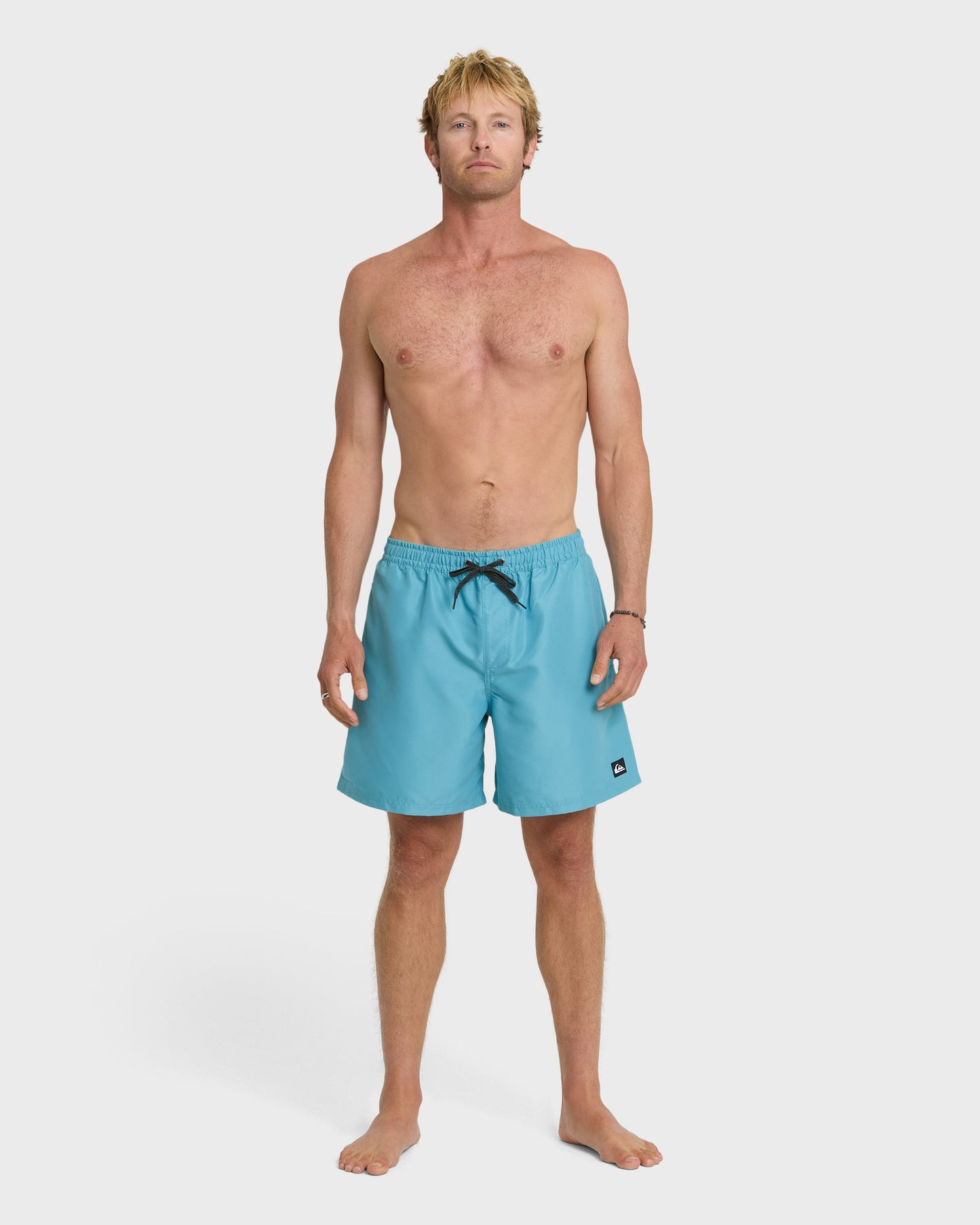 Quick Silver Everyday Solid 17" Swim Trunks - Dusty Turquoise