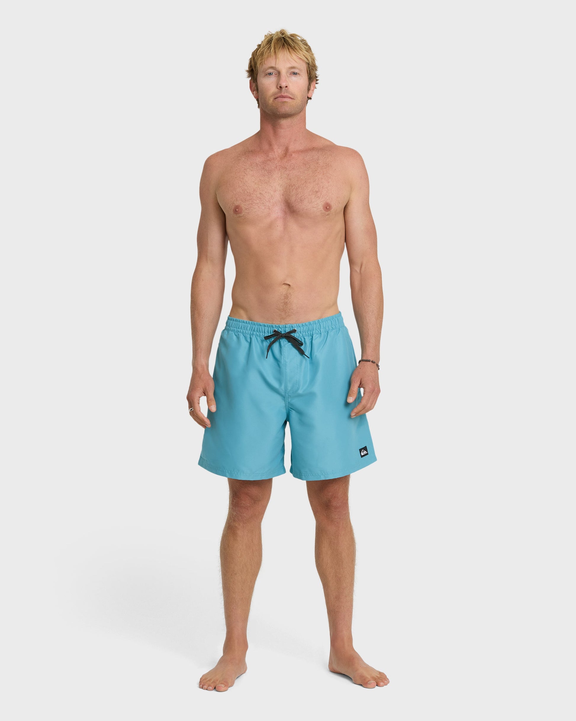 Quick Silver Everyday Solid 17" Swim Trunks - Dusty Turquoise