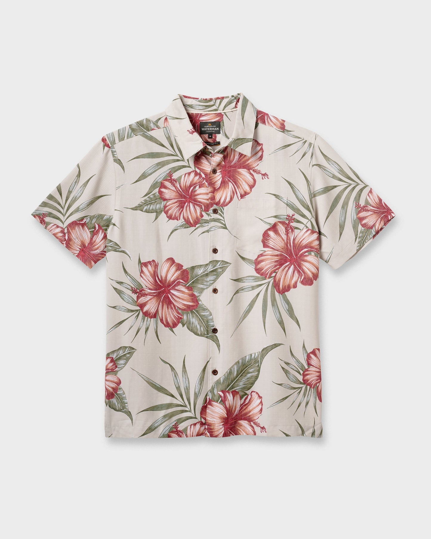 Quick Silver Waterman Tropical Dream Shirt - Moonbeam
