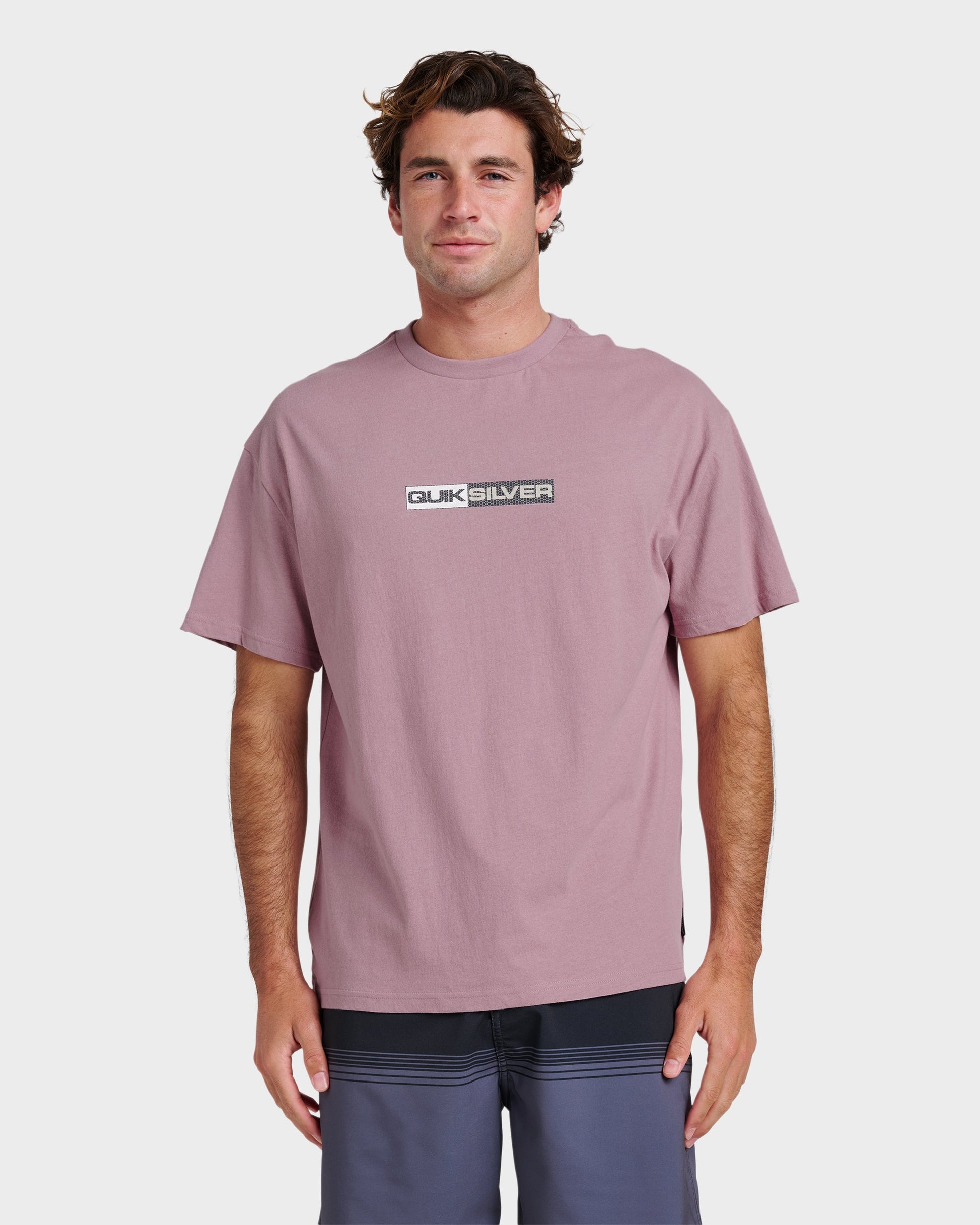 Quick Silver Saturn Tech Heavy Weight T-shirt - Elderberry