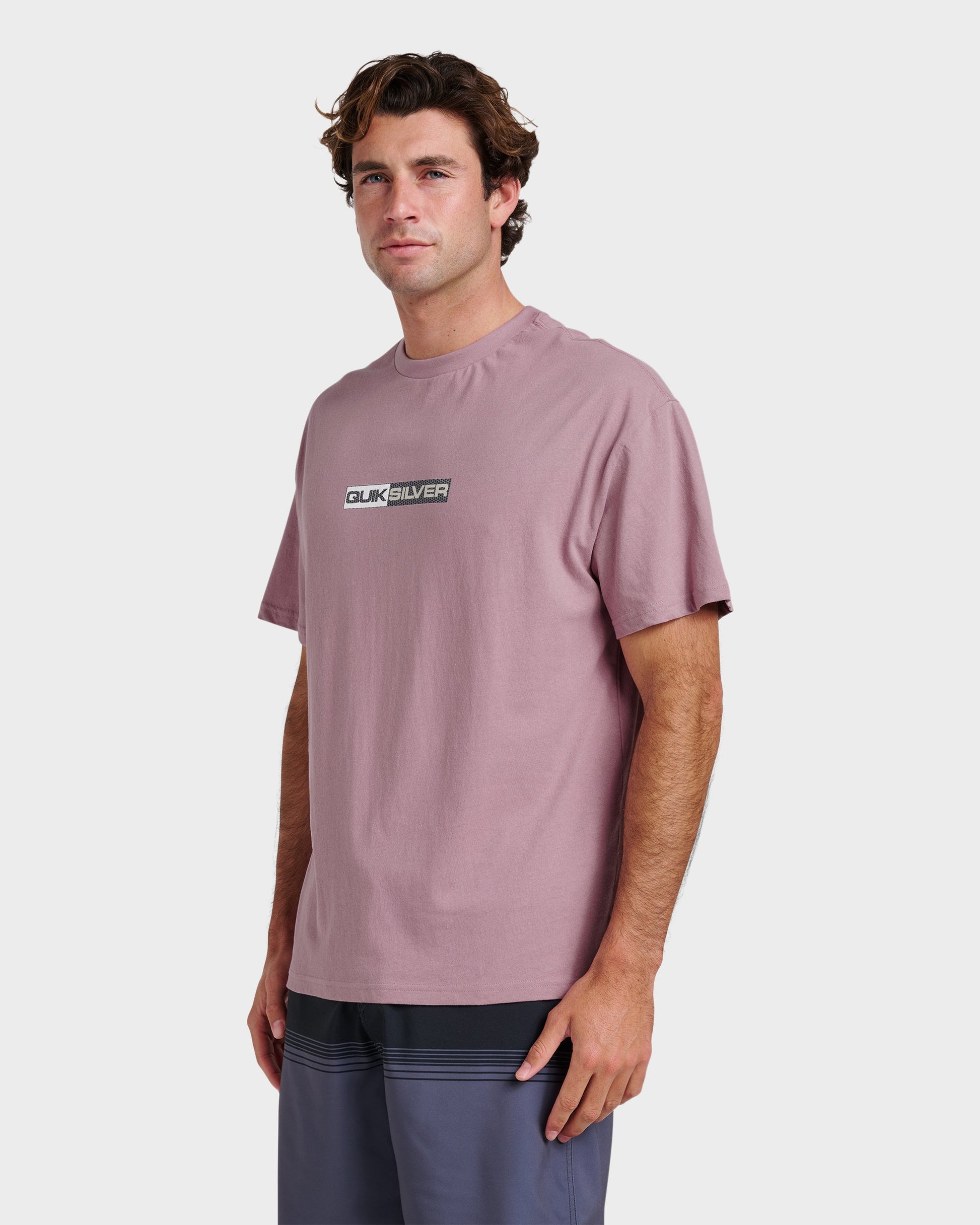 Quick Silver Saturn Tech Heavy Weight T-shirt - Elderberry