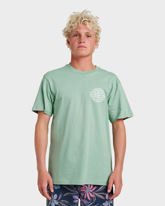 Quick Silver Mirrored Classic T-shirt - Granite Green