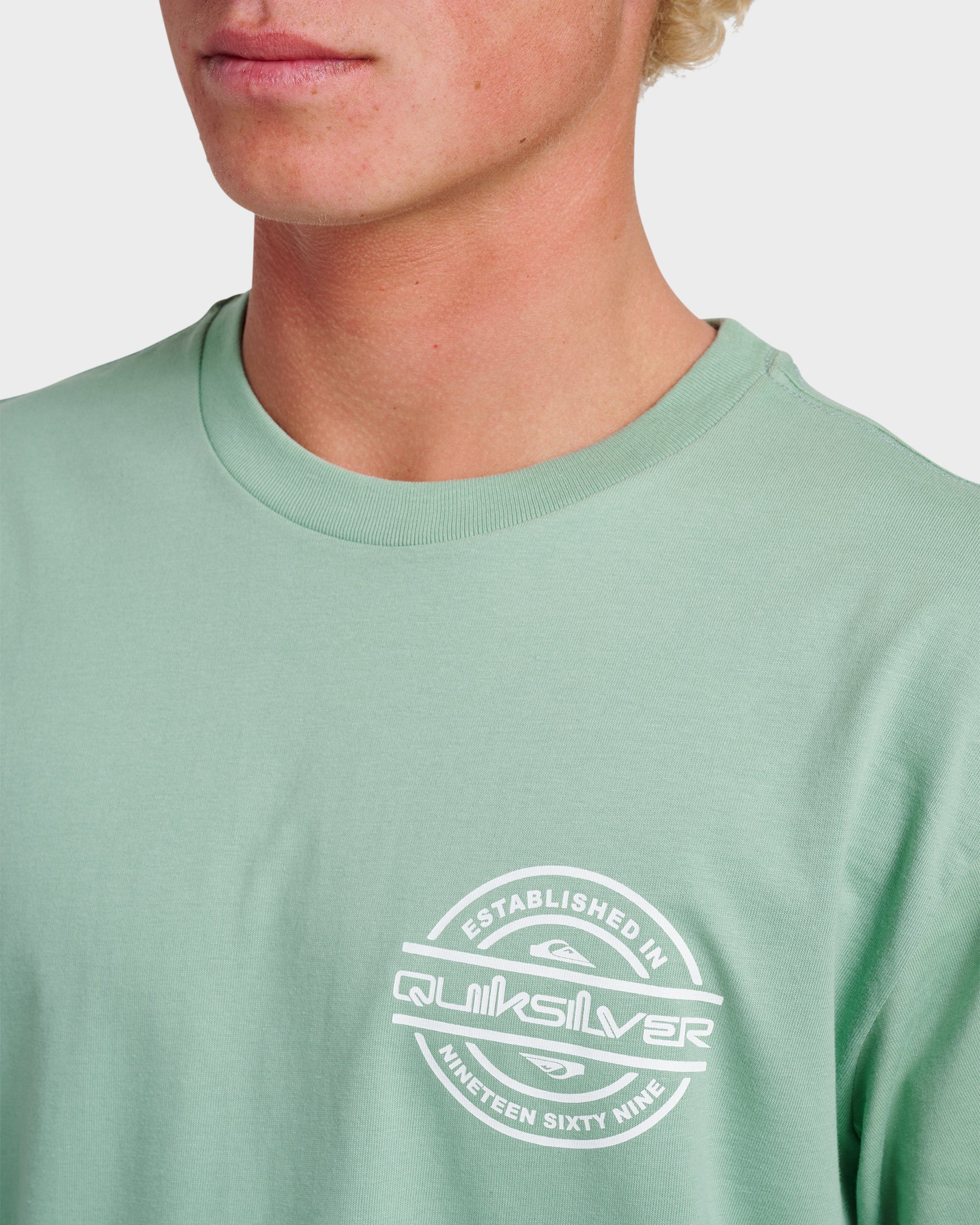 Quick Silver Mirrored Classic T-shirt - Granite Green
