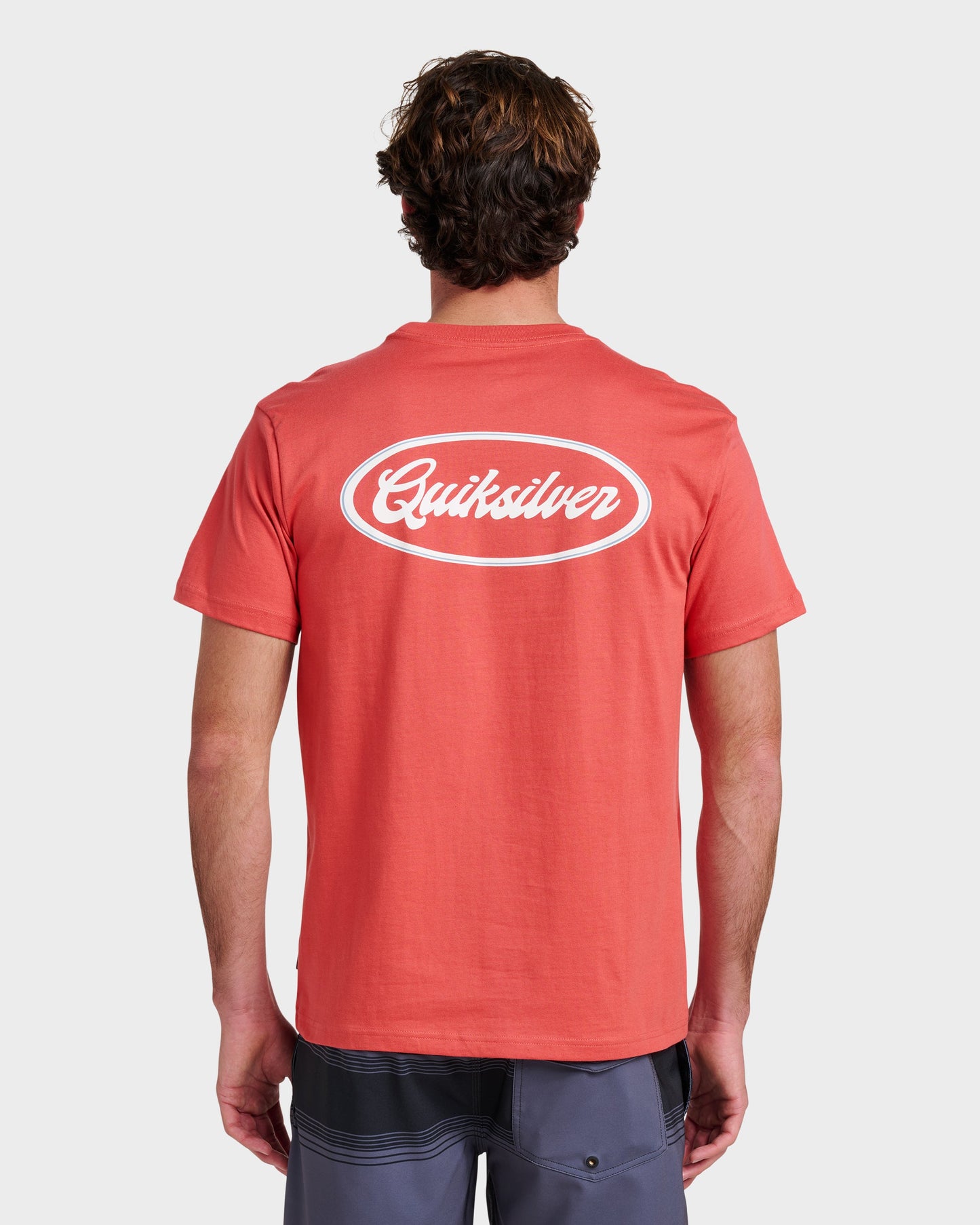 Quick Silver Mechanics Script Classic T-shirt - Mineral Red