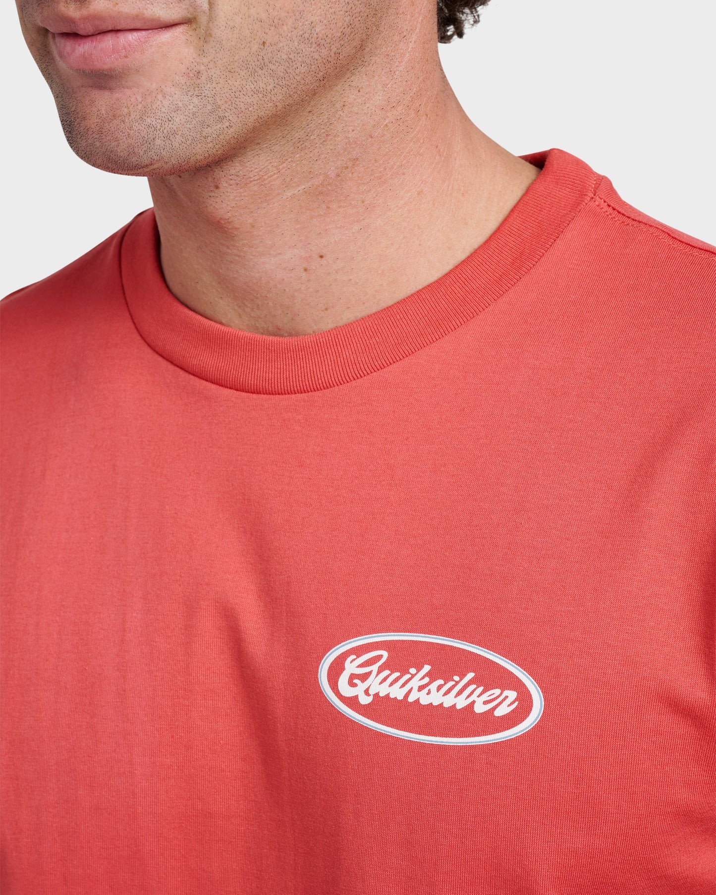 Quick Silver Mechanics Script Classic T-shirt - Mineral Red