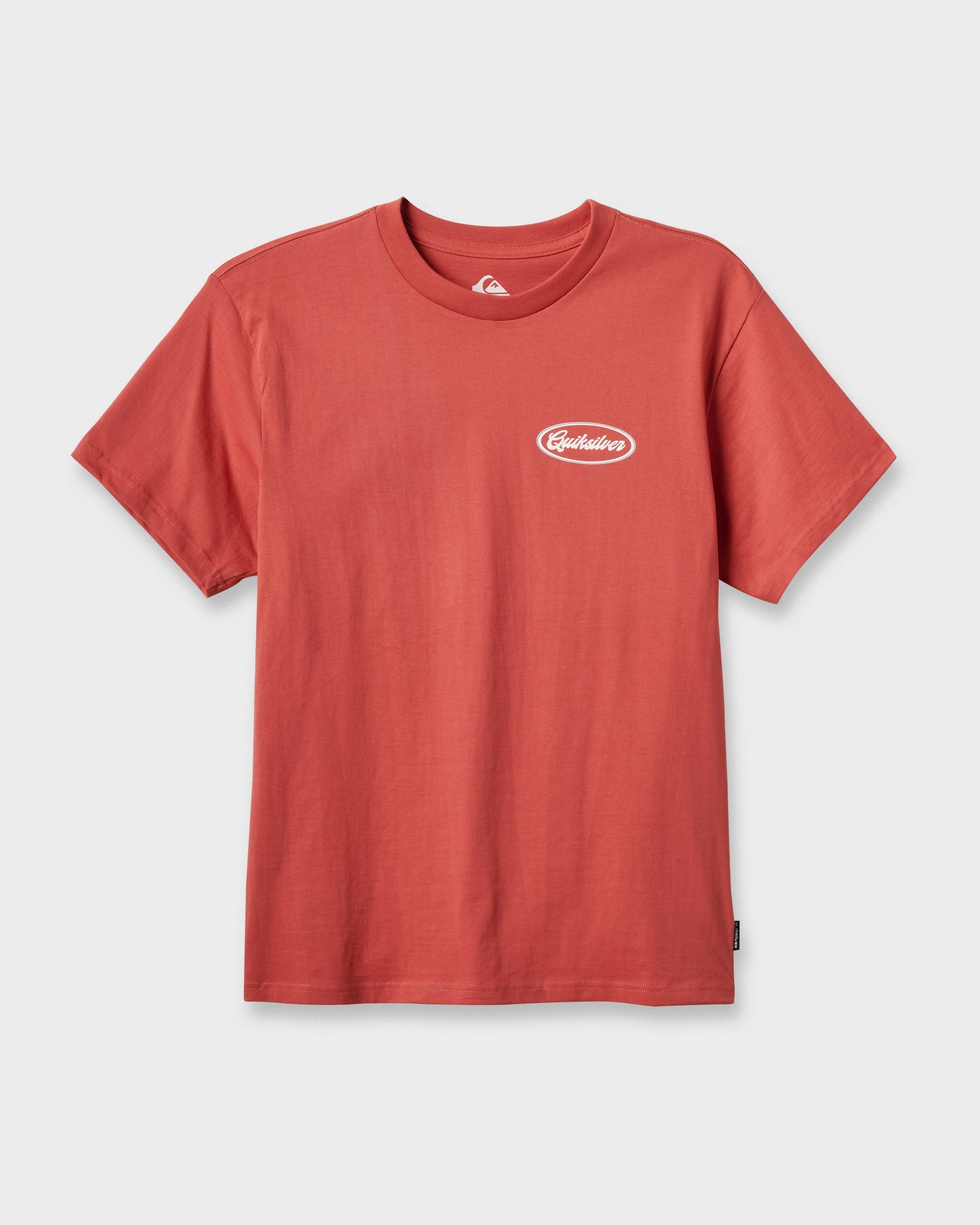Quick Silver Mechanics Script Classic T-shirt - Mineral Red