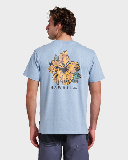 Quick Silver Hi Garden Classic T-shirt - Ashley Blue Heather