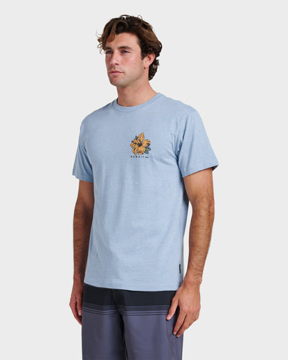 Quick Silver Hi Garden Classic T-shirt - Ashley Blue Heather