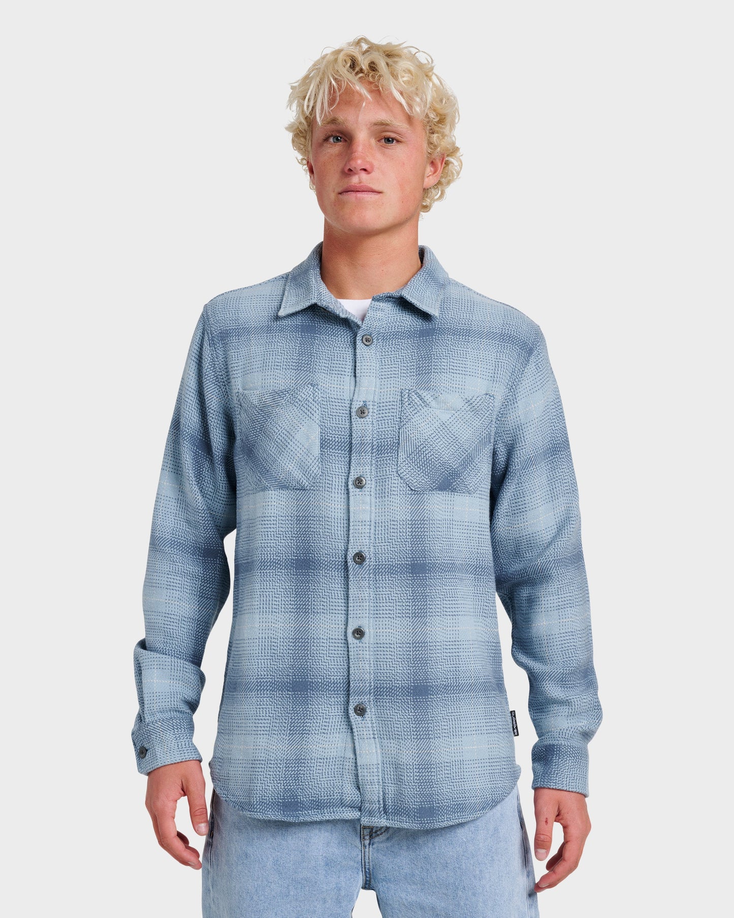 Quick Silver Dna Flannel Shirt - China Blue