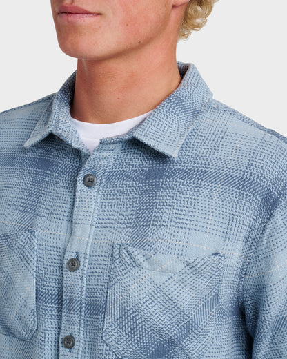Quick Silver Dna Flannel Shirt - China Blue