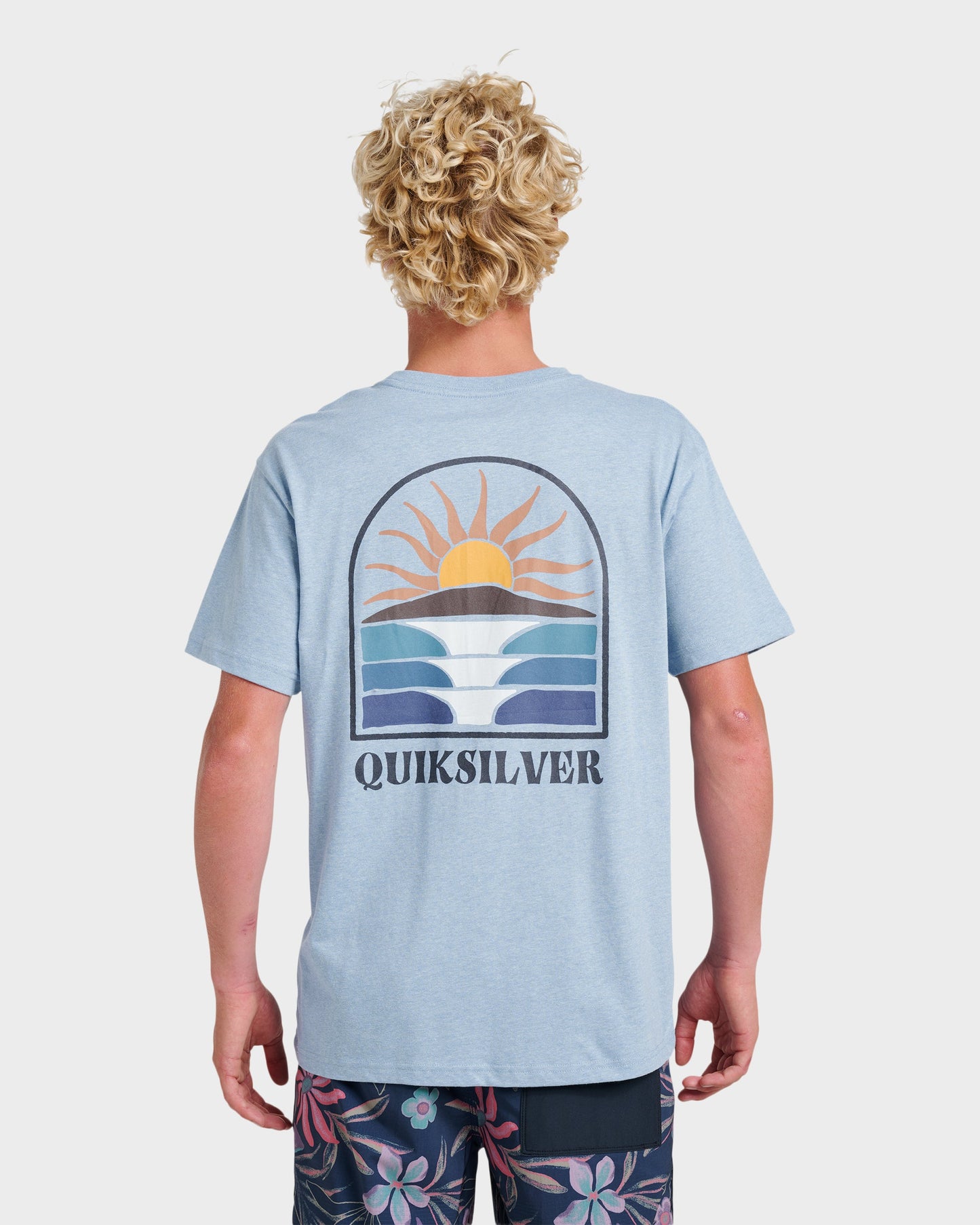 Quick Silver Dawn Patrol Classic T-shirt - Ashley Blue Heather