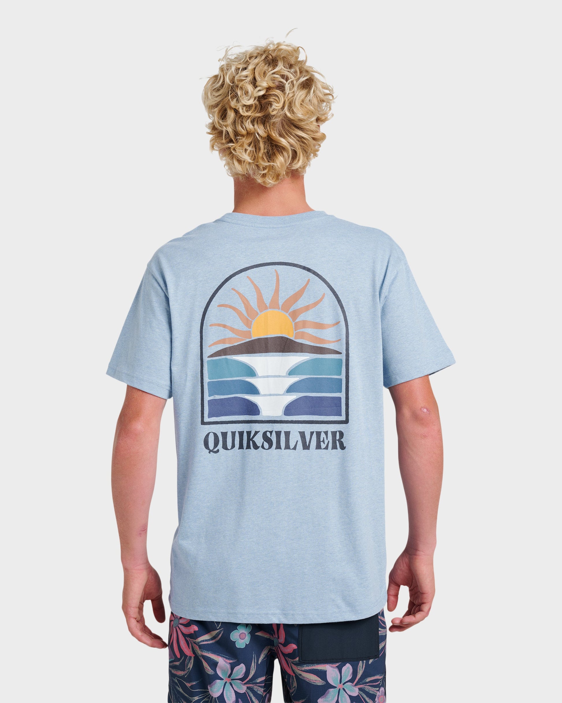 Quick Silver Dawn Patrol Classic T-shirt - Ashley Blue Heather