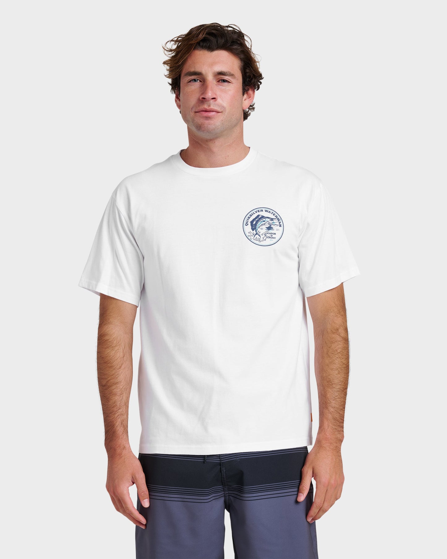 Quick Silver Waterman Catch & Release Classic T-shirt - White