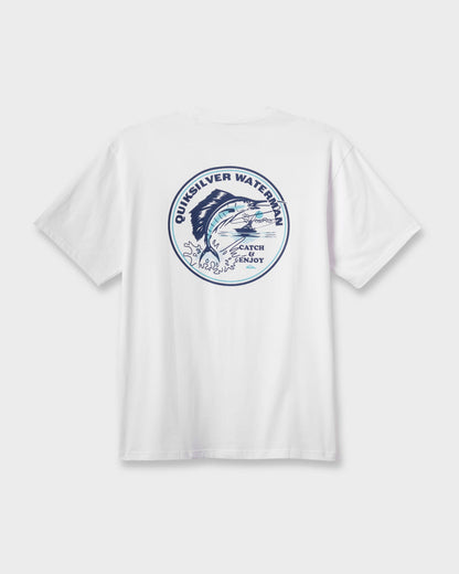 Quick Silver Waterman Catch & Release Classic T-shirt - White