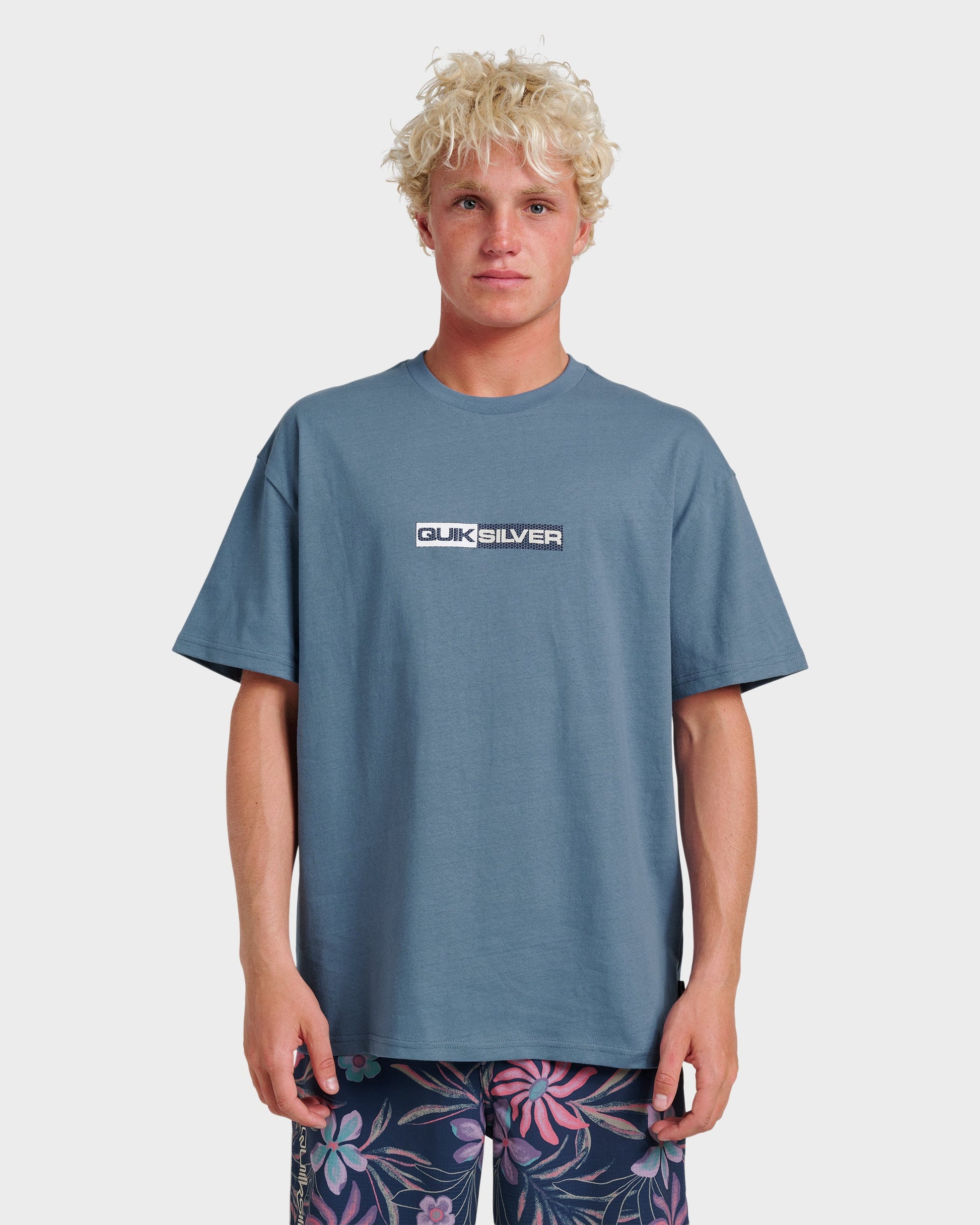 Quick Silver Saturn Tech Heavy Weight T-shirt - China Blue