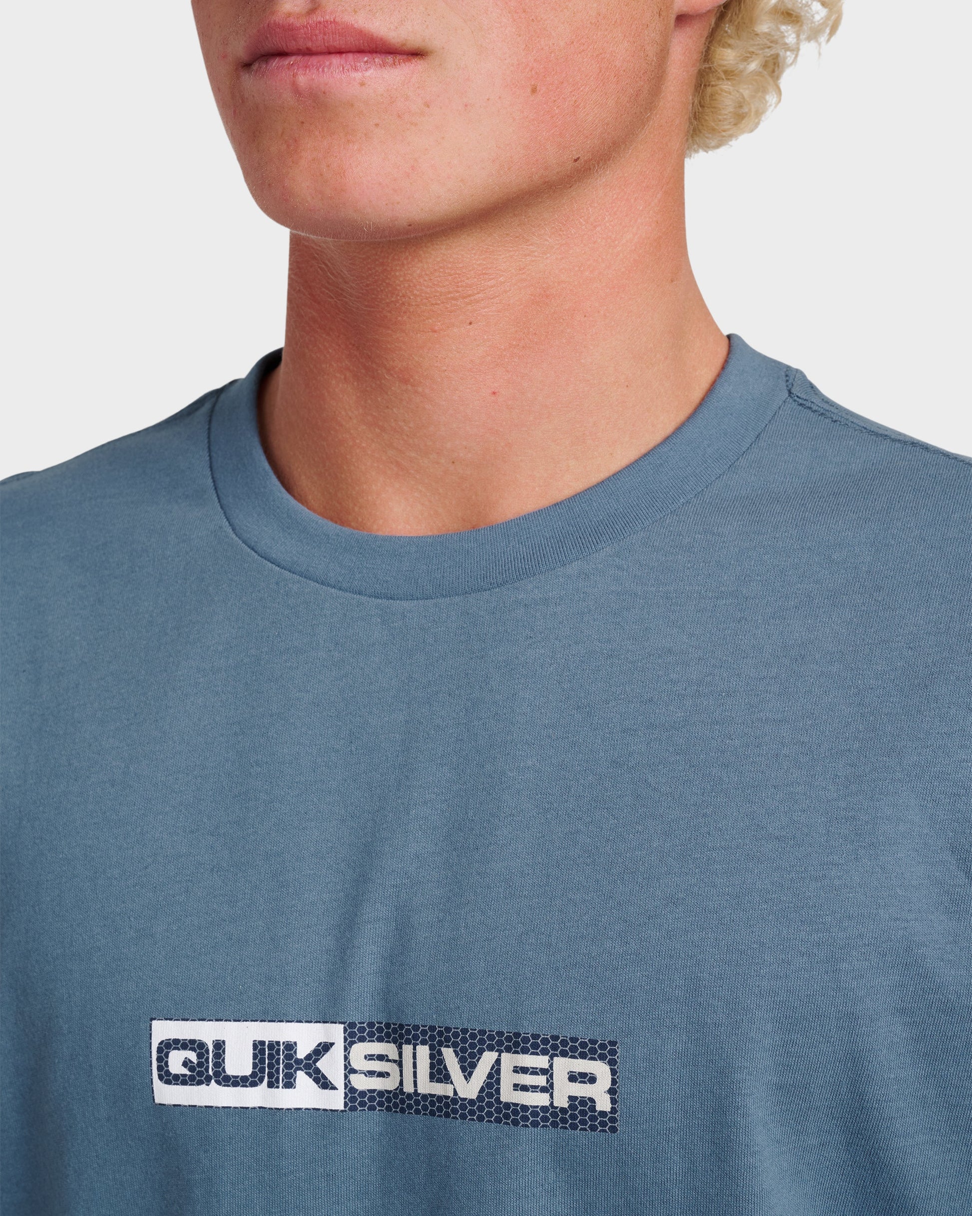 Quick Silver Saturn Tech Heavy Weight T-shirt - China Blue