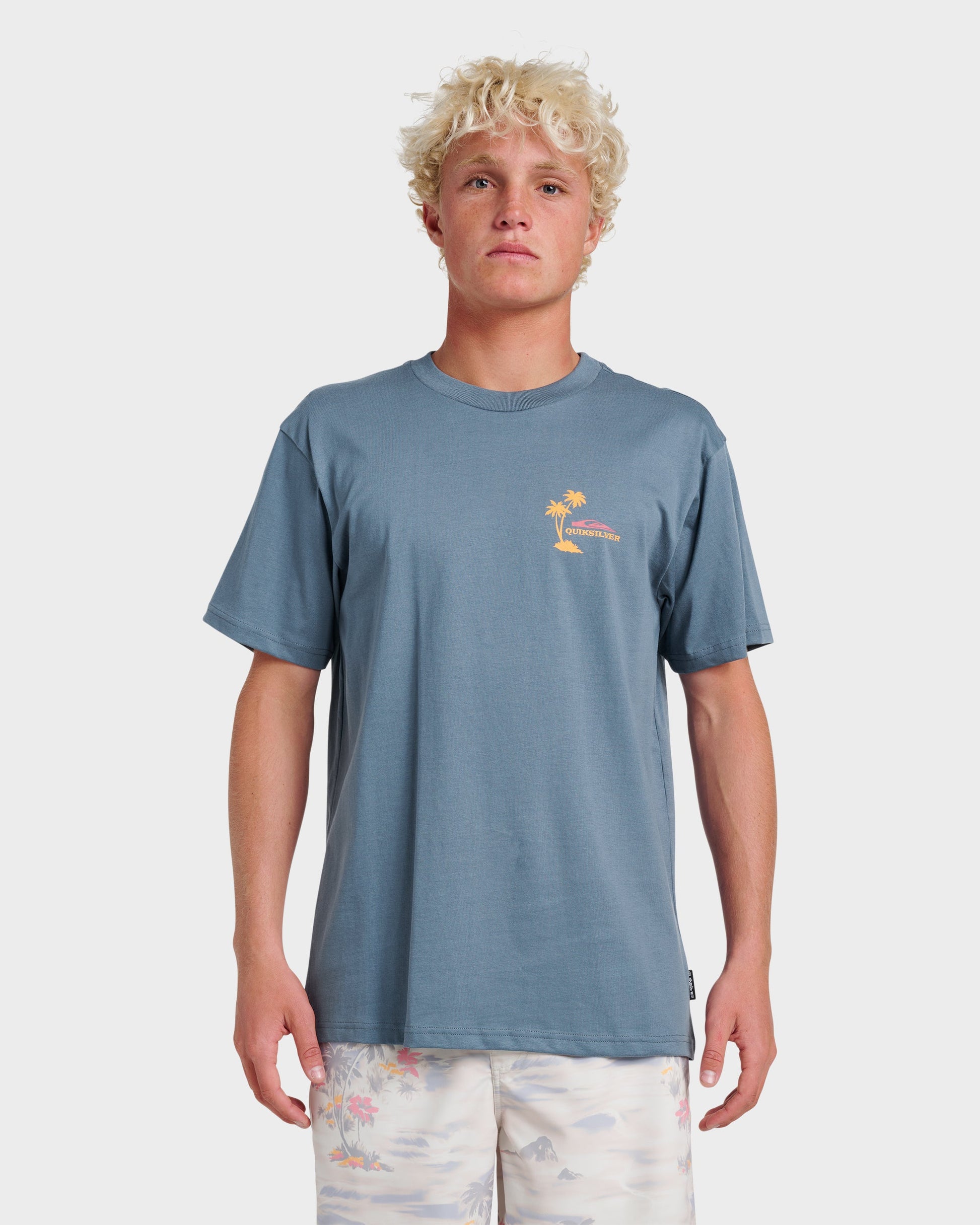 Quick Silver Tropical Surf Classic T-shirt - China Blue