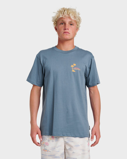 Quick Silver Tropical Surf Classic T-shirt - China Blue