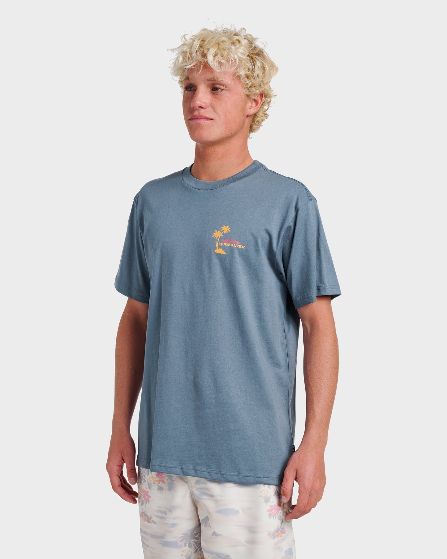 Quick Silver Tropical Surf Classic T-shirt - China Blue