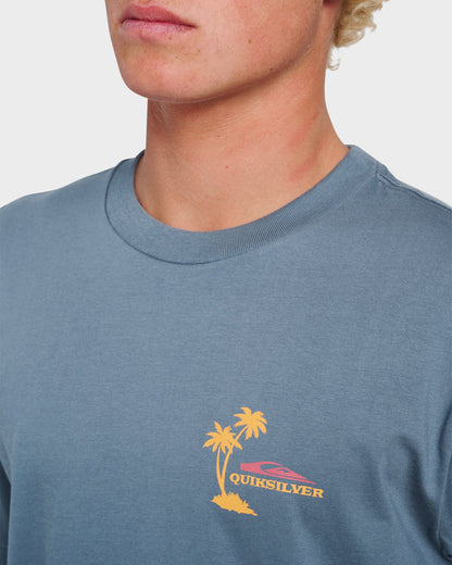 Quick Silver Tropical Surf Classic T-shirt - China Blue