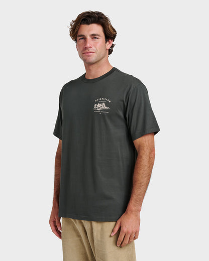 Quick Silver Waterman Planer Classic T-shirt - Phantom