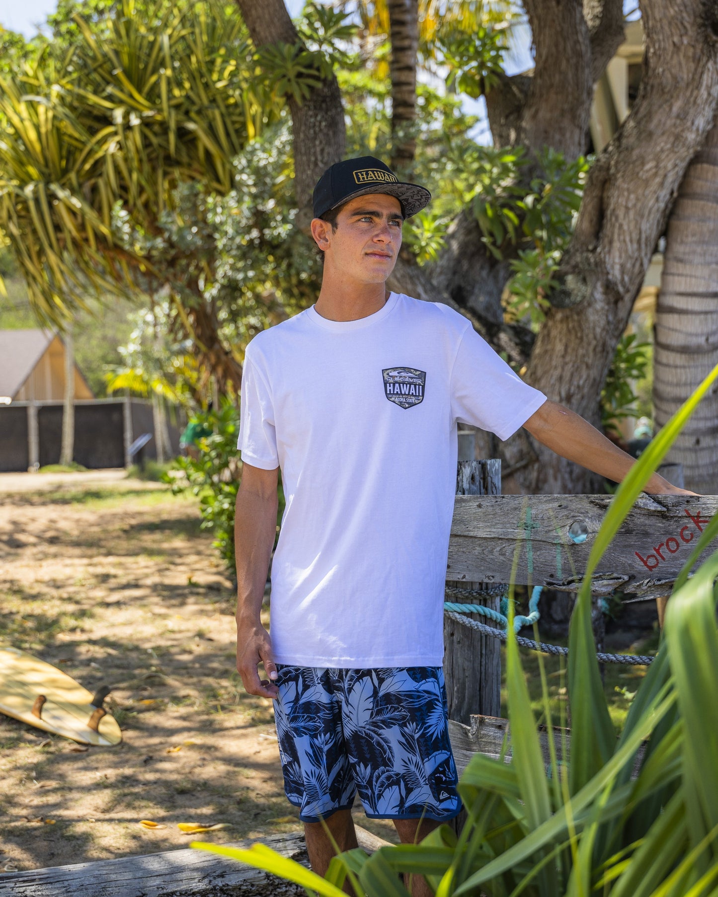 Quick Silver Hi Shield Classic T-shirt - White