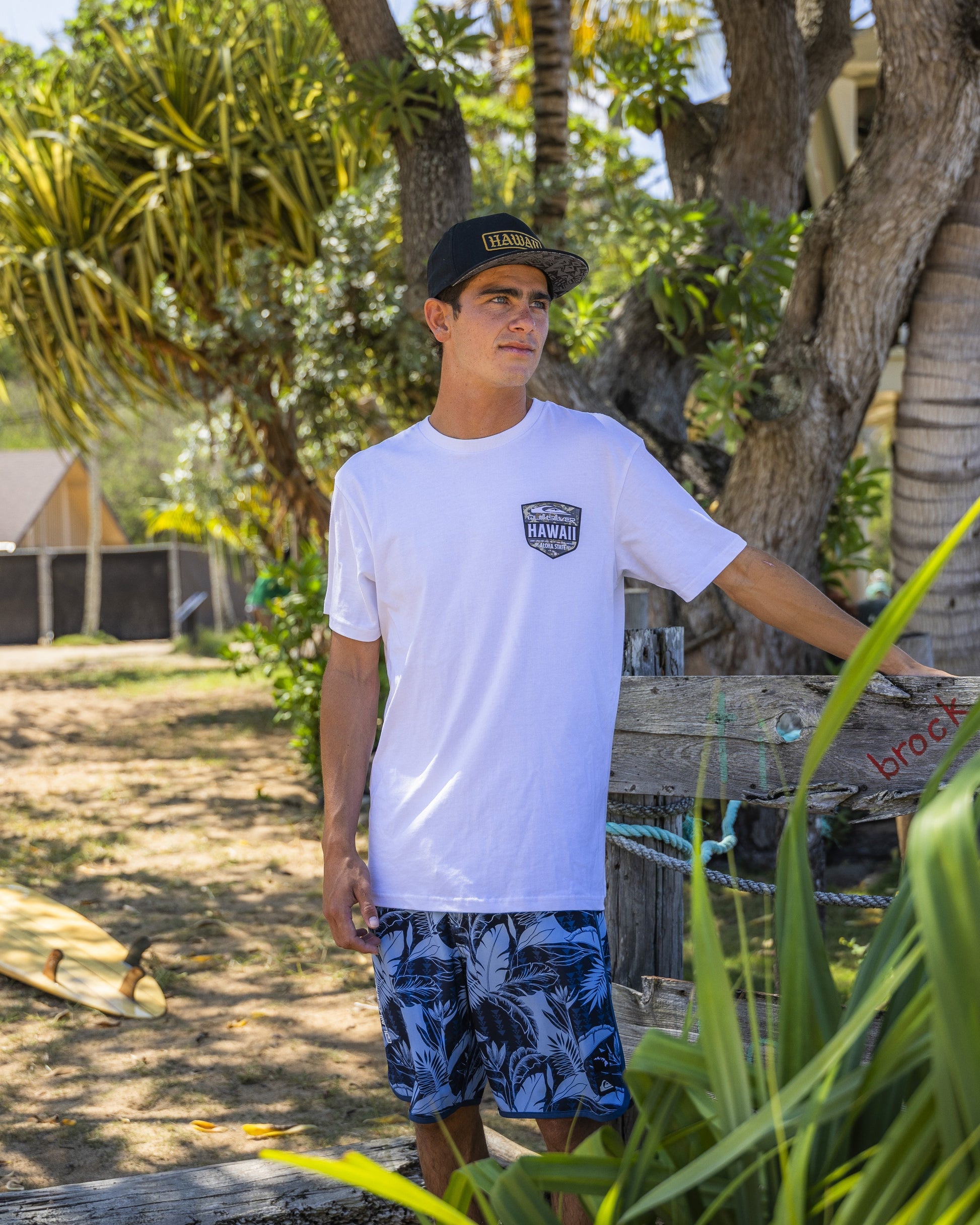 Quick Silver Hi Shield Classic T-shirt - White