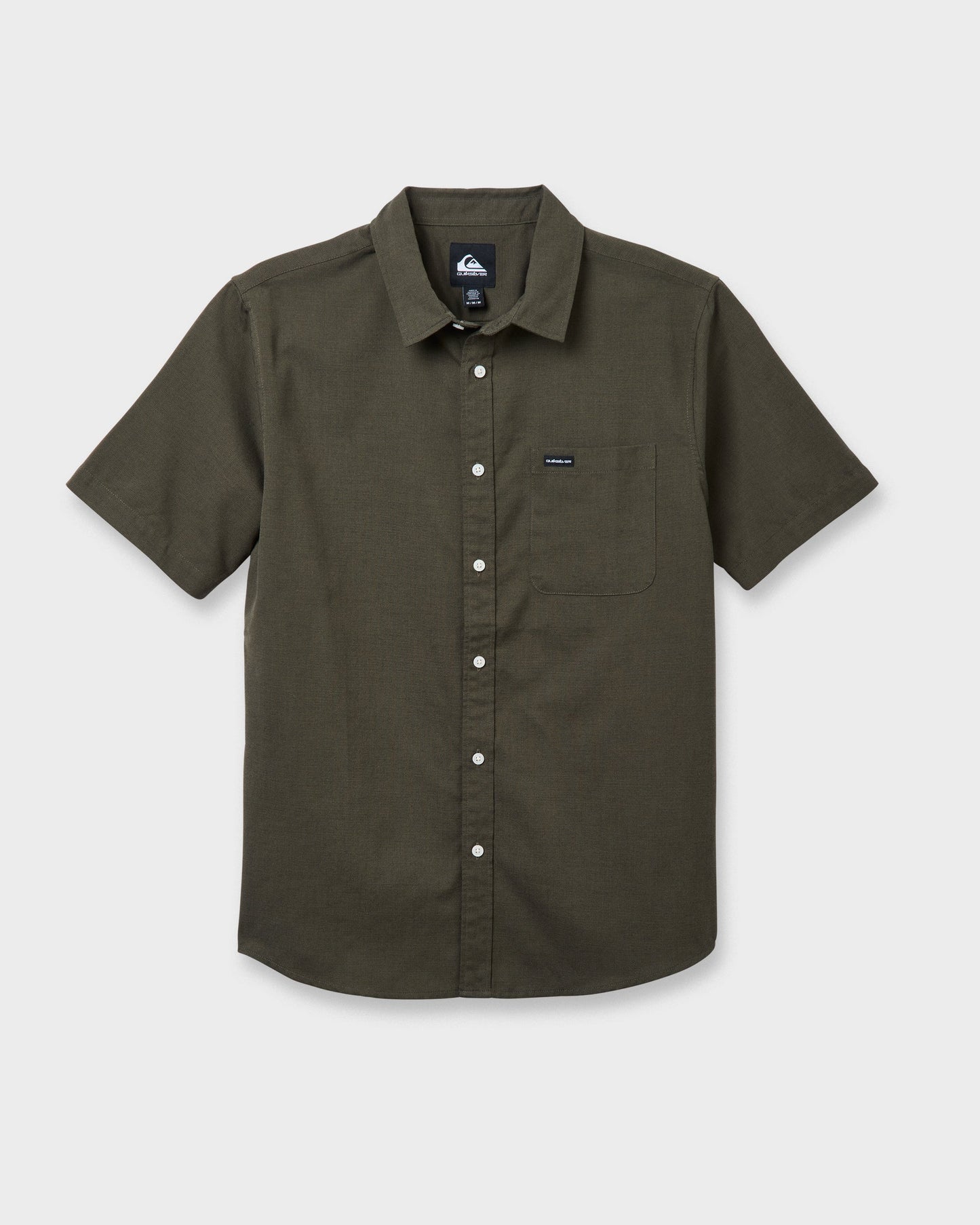Quick Silver Shoreline Classic Short Sleeve Shirt - Grape Leaf