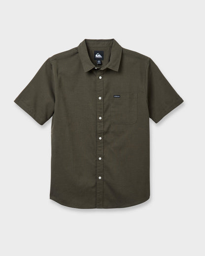 Quick Silver Shoreline Classic Short Sleeve Shirt - Grape Leaf