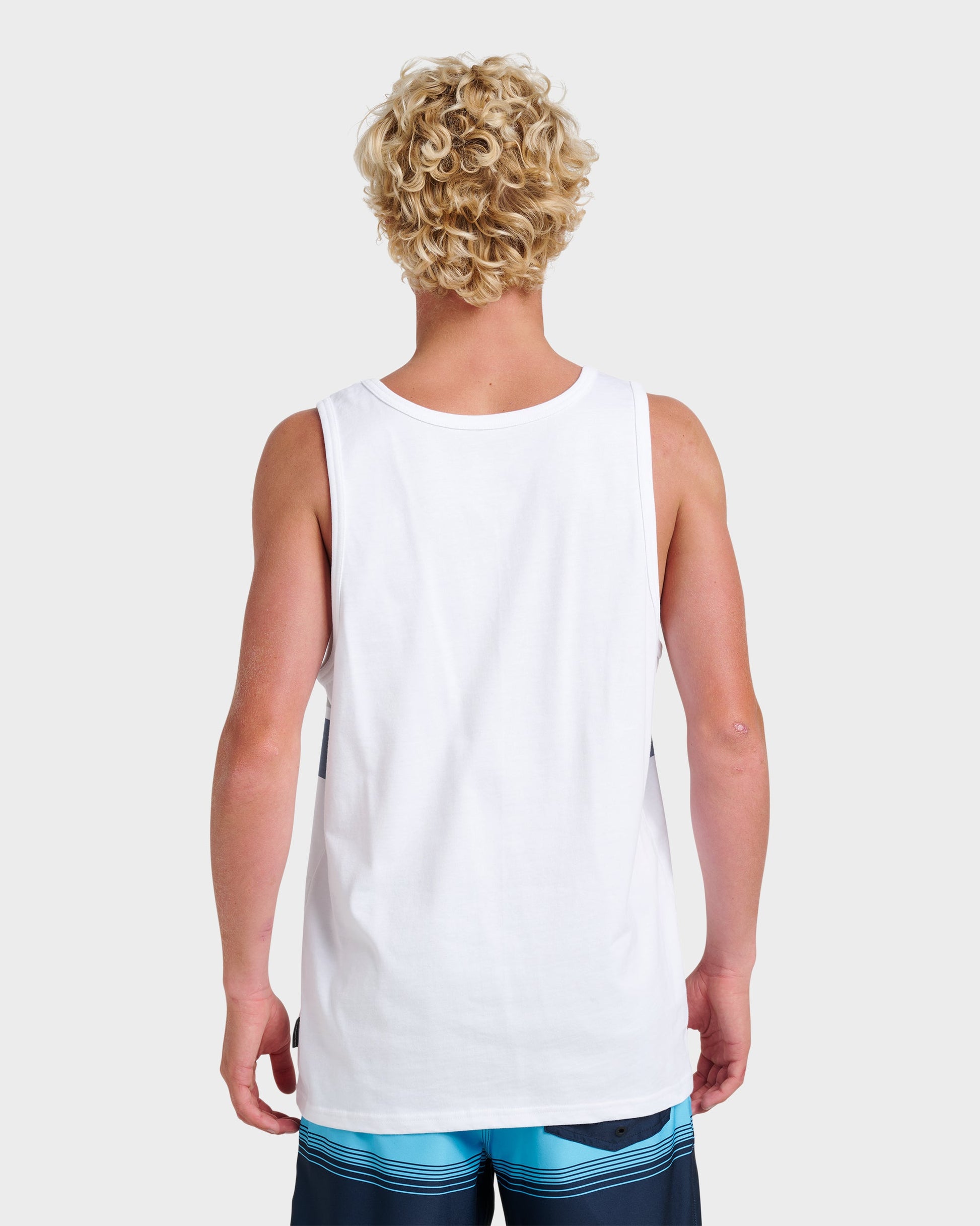 Quick Silver Og Stripe Tank - White