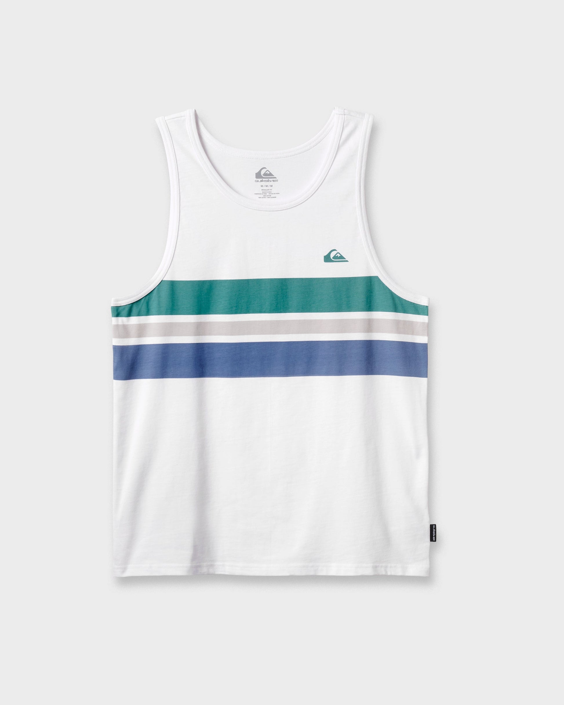 Quick Silver Og Stripe Tank - White