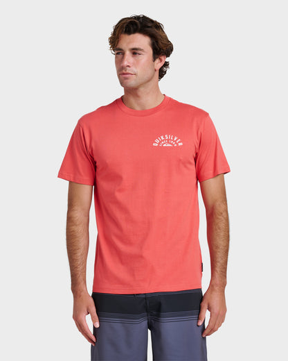 Quick Silver Sunrise Arch Classic T-shirt - Mineral Red