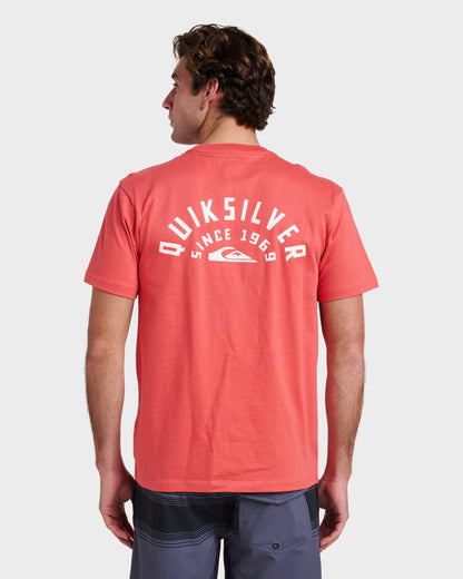 Quick Silver Sunrise Arch Classic T-shirt - Mineral Red