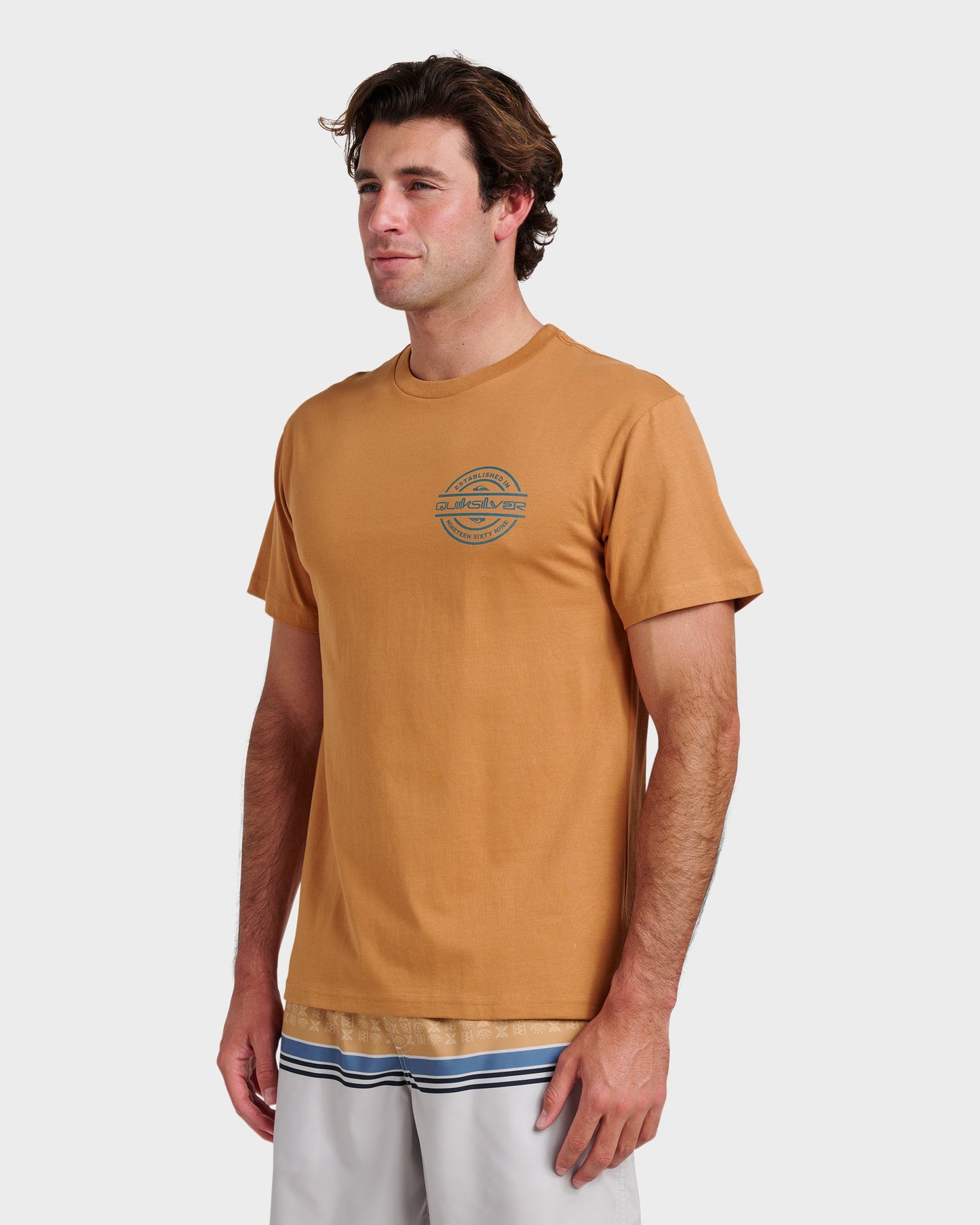 Quick Silver Mirrored Classic T-shirt - Almond