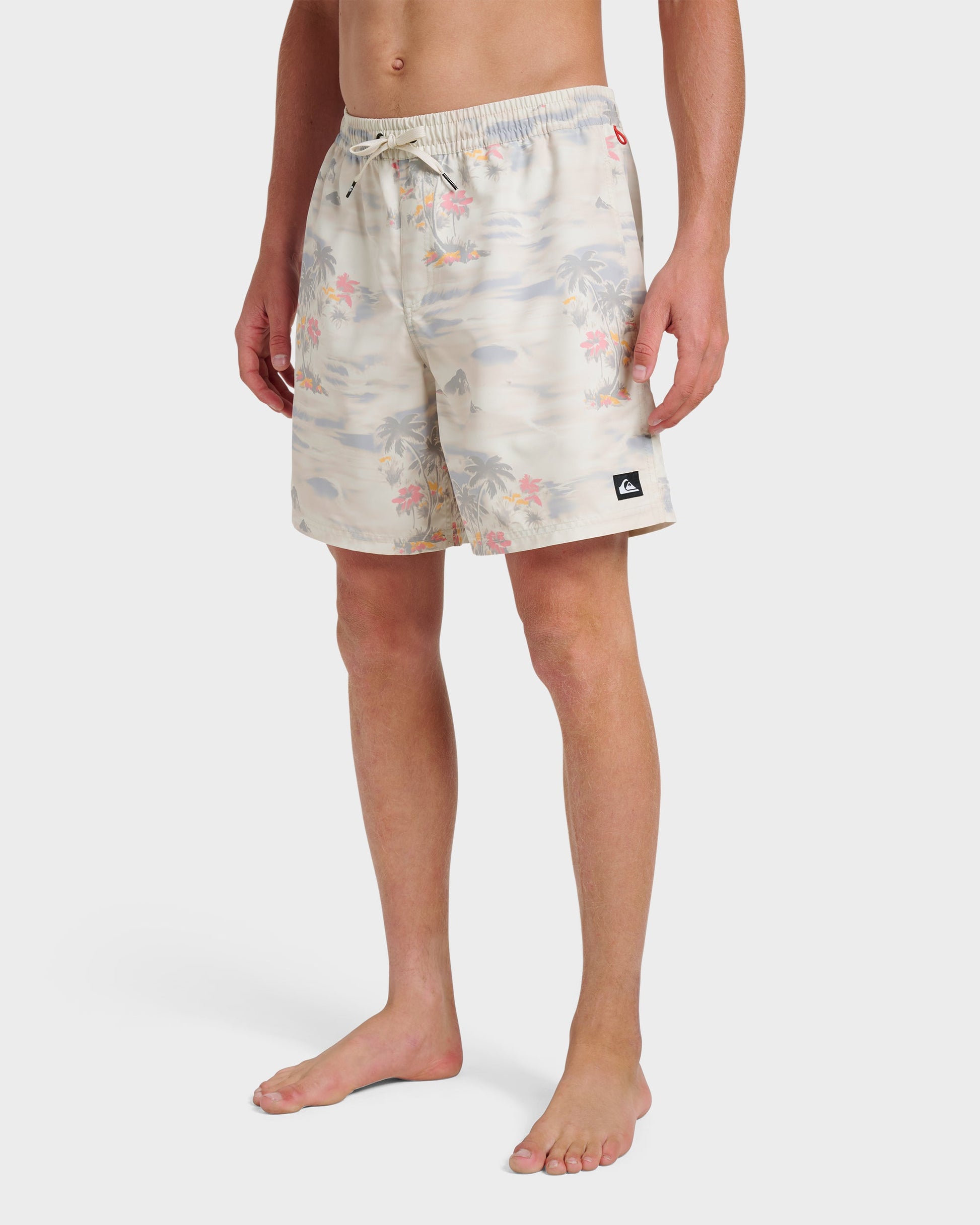 Quick Silver Everyday Tropical Surf 17" Swim Trunks - Moonstruck